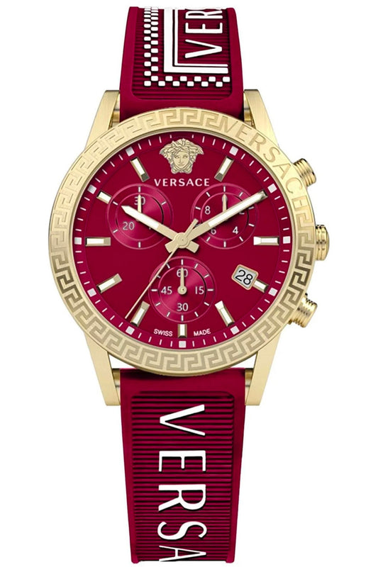 Versace watch - unx chr pu red Fashion VEKB00322 Quartz