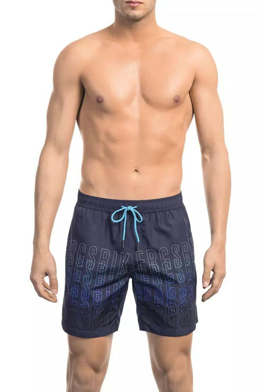 Bikkembergs Blue Polyester Swimwear
