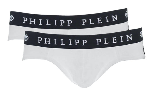 Philipp Plein White Cotton Underwear